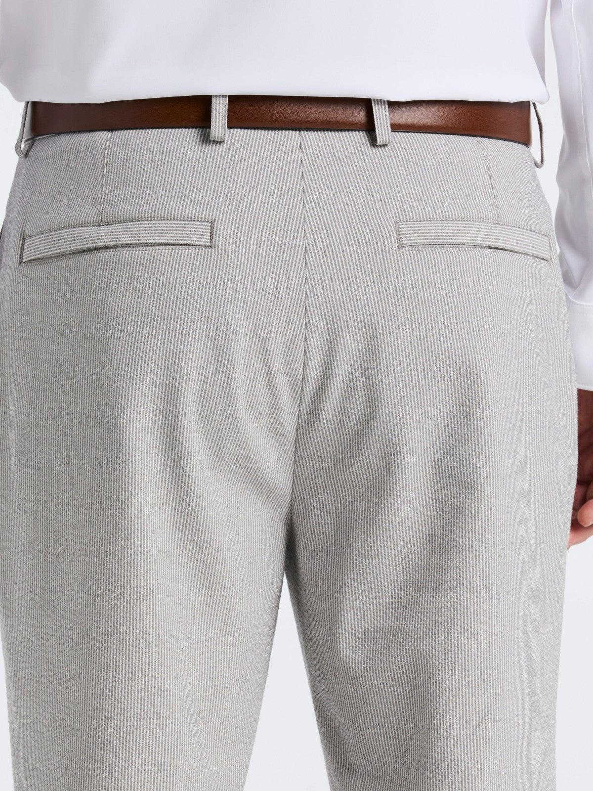 Slim Fit Seersucker Stripe Suit Pant | Perry Ellis