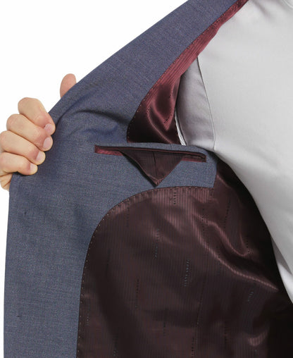 Skinny Fit Notch Lapel Iridescent Suit Jacket | Perry Ellis