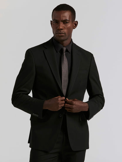 Slim Fit Gabardine Suit Jacket | Perry Ellis