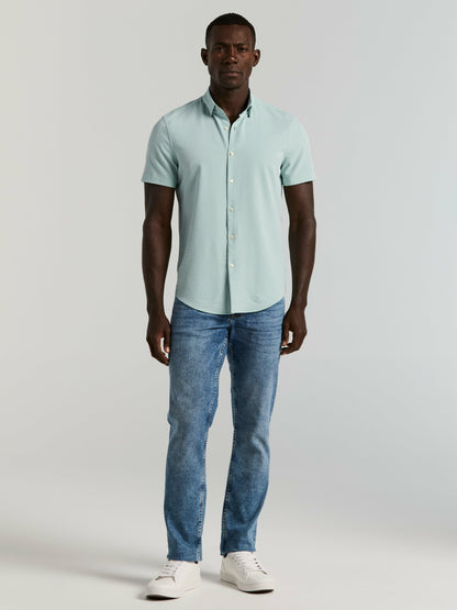 Stretch Seersucker Slim Fit Shirt | Perry Ellis