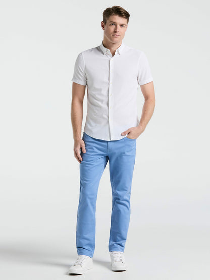 Stretch Seersucker Slim Fit Shirt | Perry Ellis