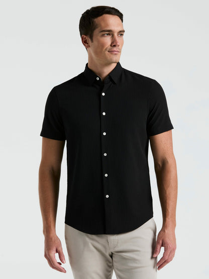 Stretch Seersucker Slim Fit Shirt | Perry Ellis