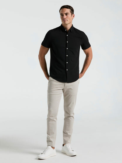Stretch Seersucker Slim Fit Shirt | Perry Ellis