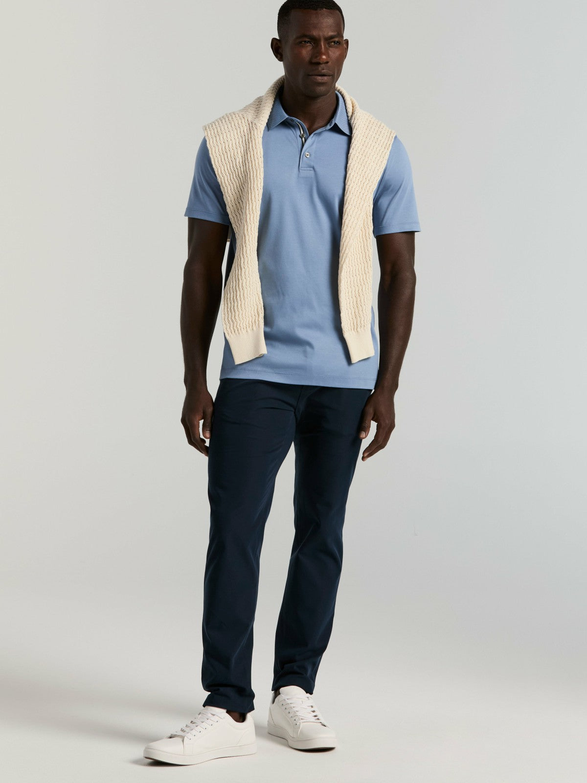 Cool Interlock Polo | Perry Ellis