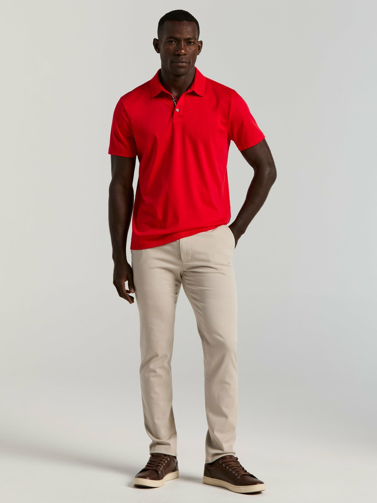 Cool Interlock Polo | Perry Ellis
