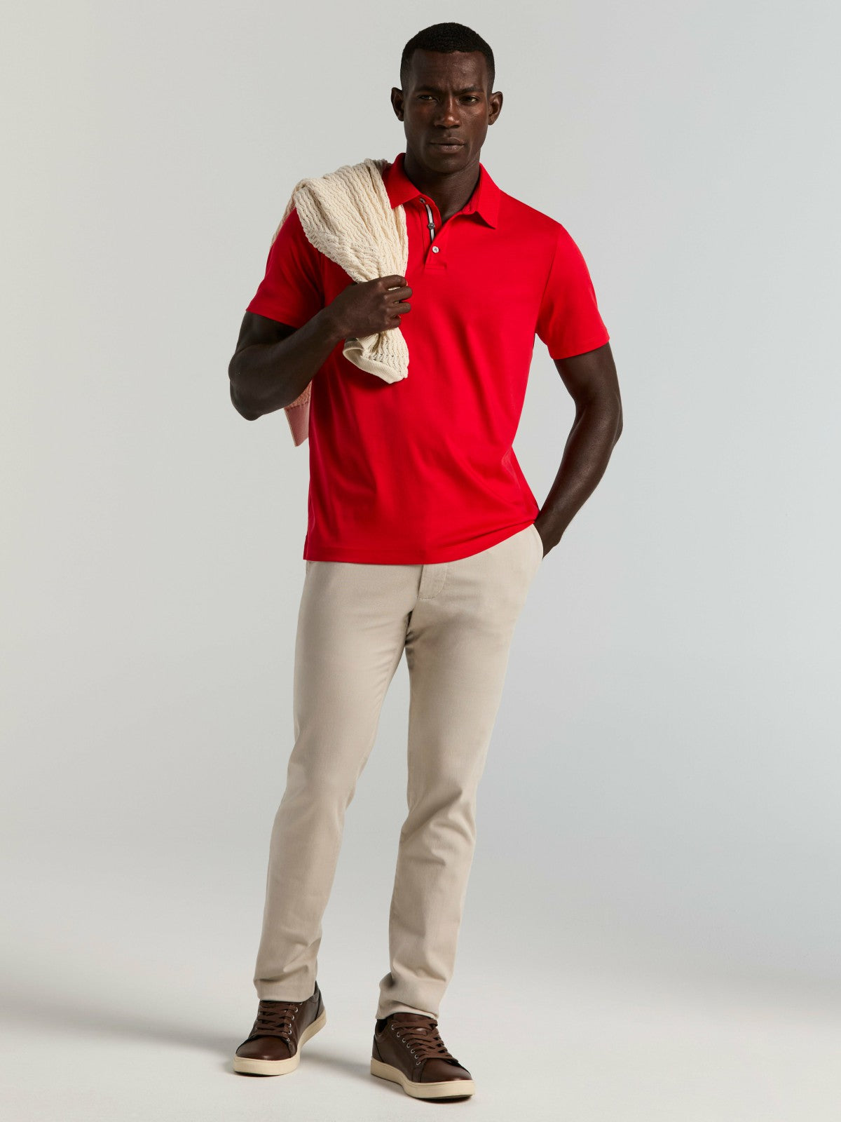 Cool Interlock Polo | Perry Ellis