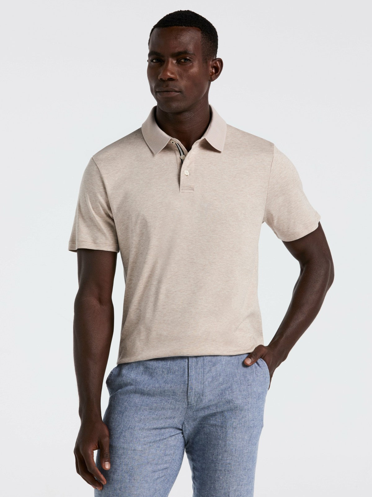 Cool Interlock Polo | Perry Ellis