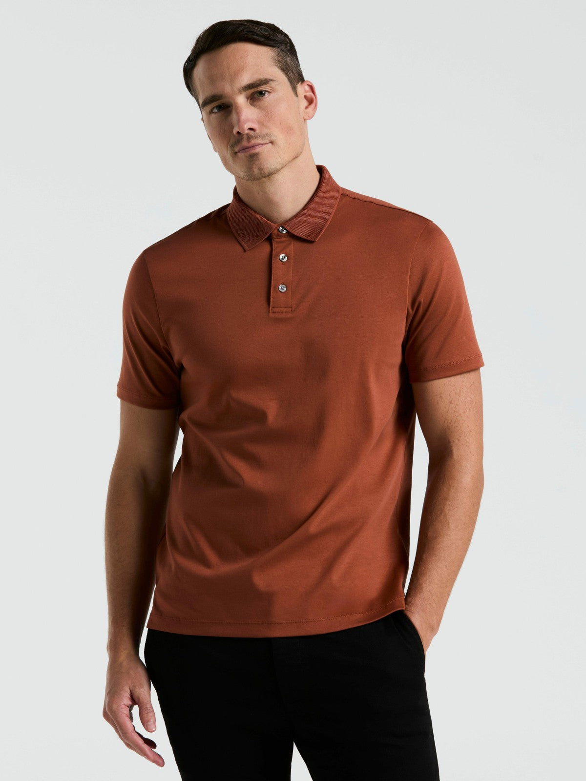 Cool Interlock Polo | Perry Ellis