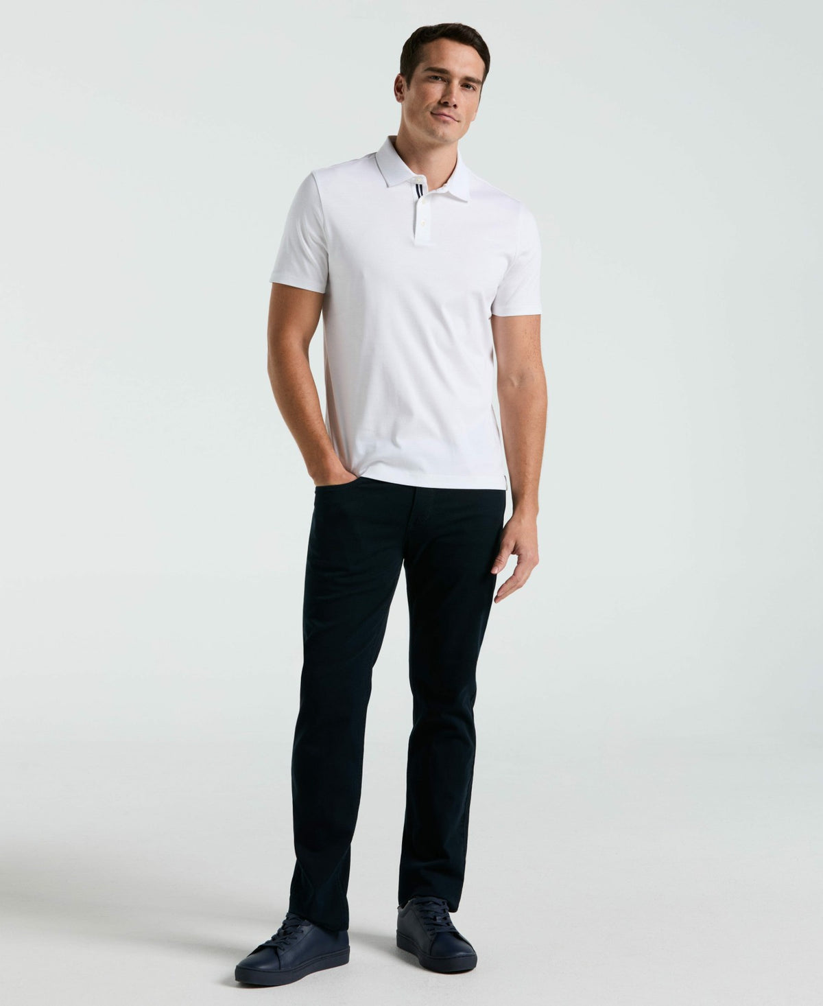 Cool Interlock Polo | Perry Ellis