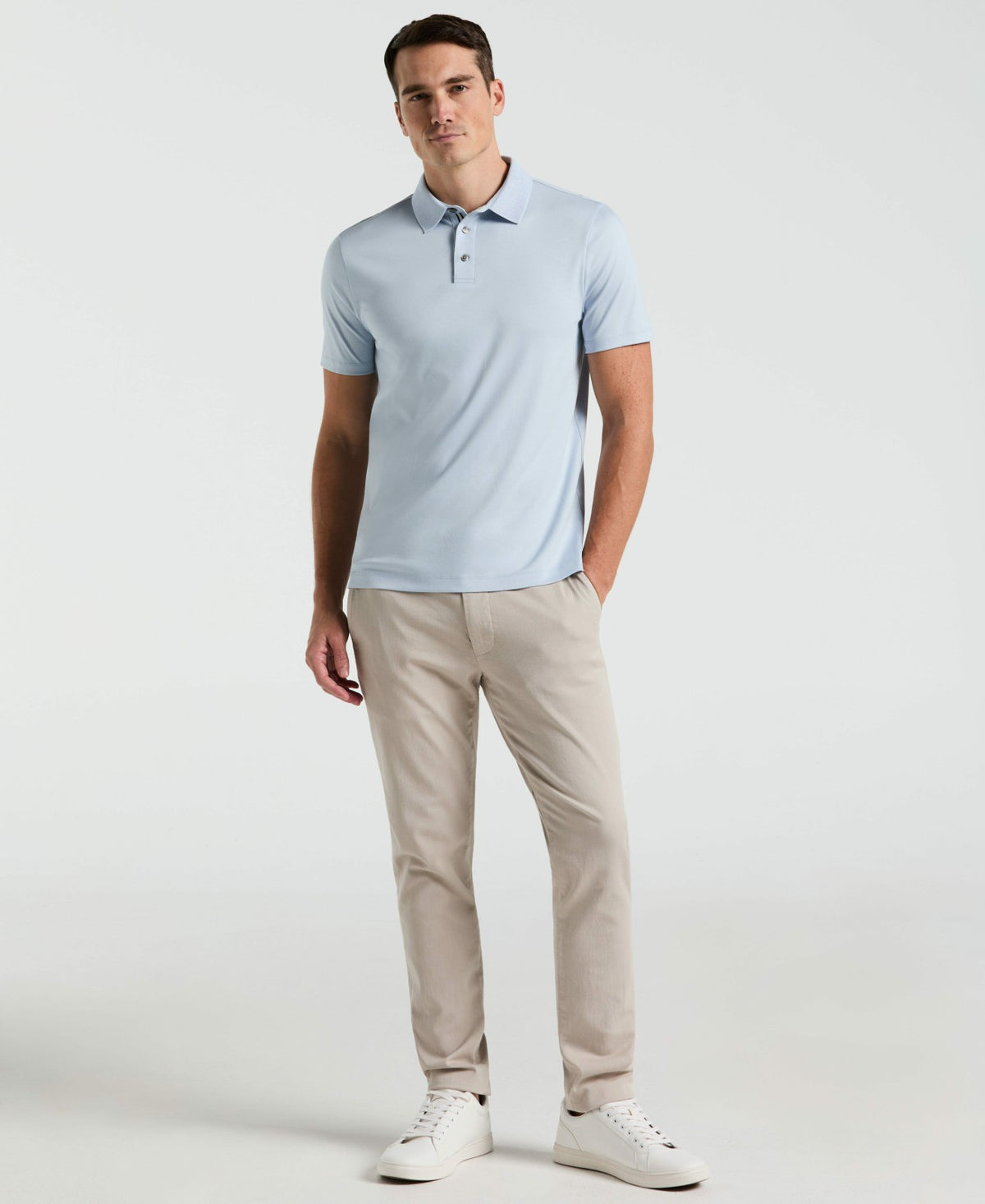 Cool Interlock Polo | Perry Ellis