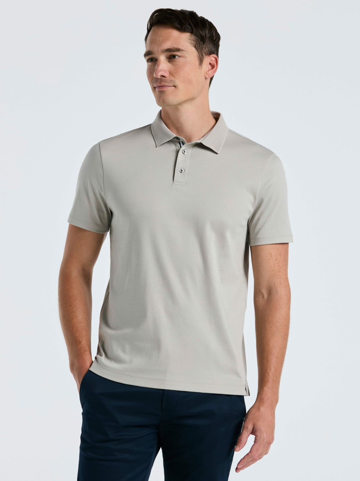 Cool Interlock Polo | Perry Ellis
