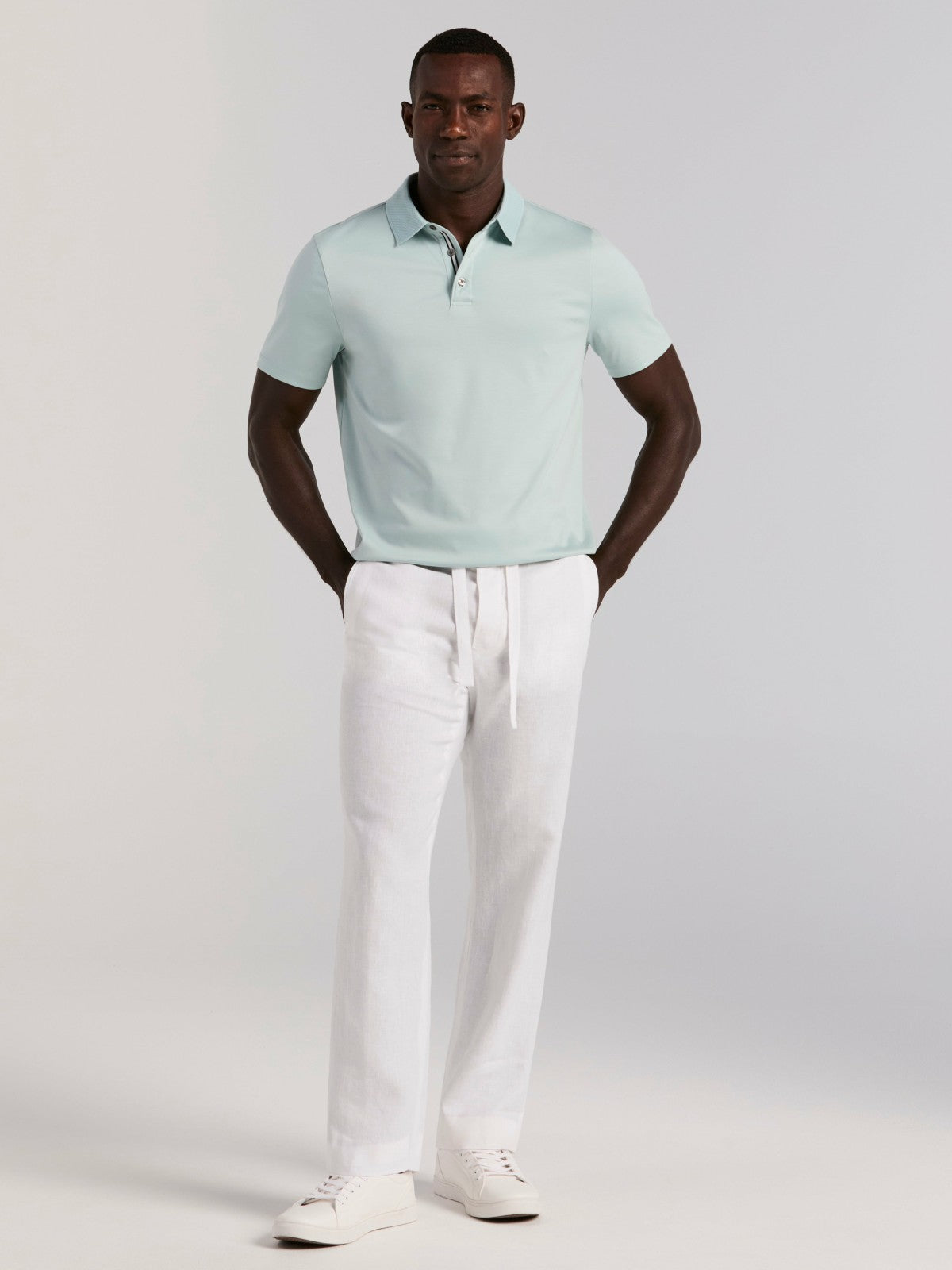 Cool Interlock Polo | Perry Ellis
