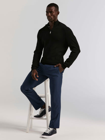 Tech Knit Quarter Zip Sweater | Perry Ellis