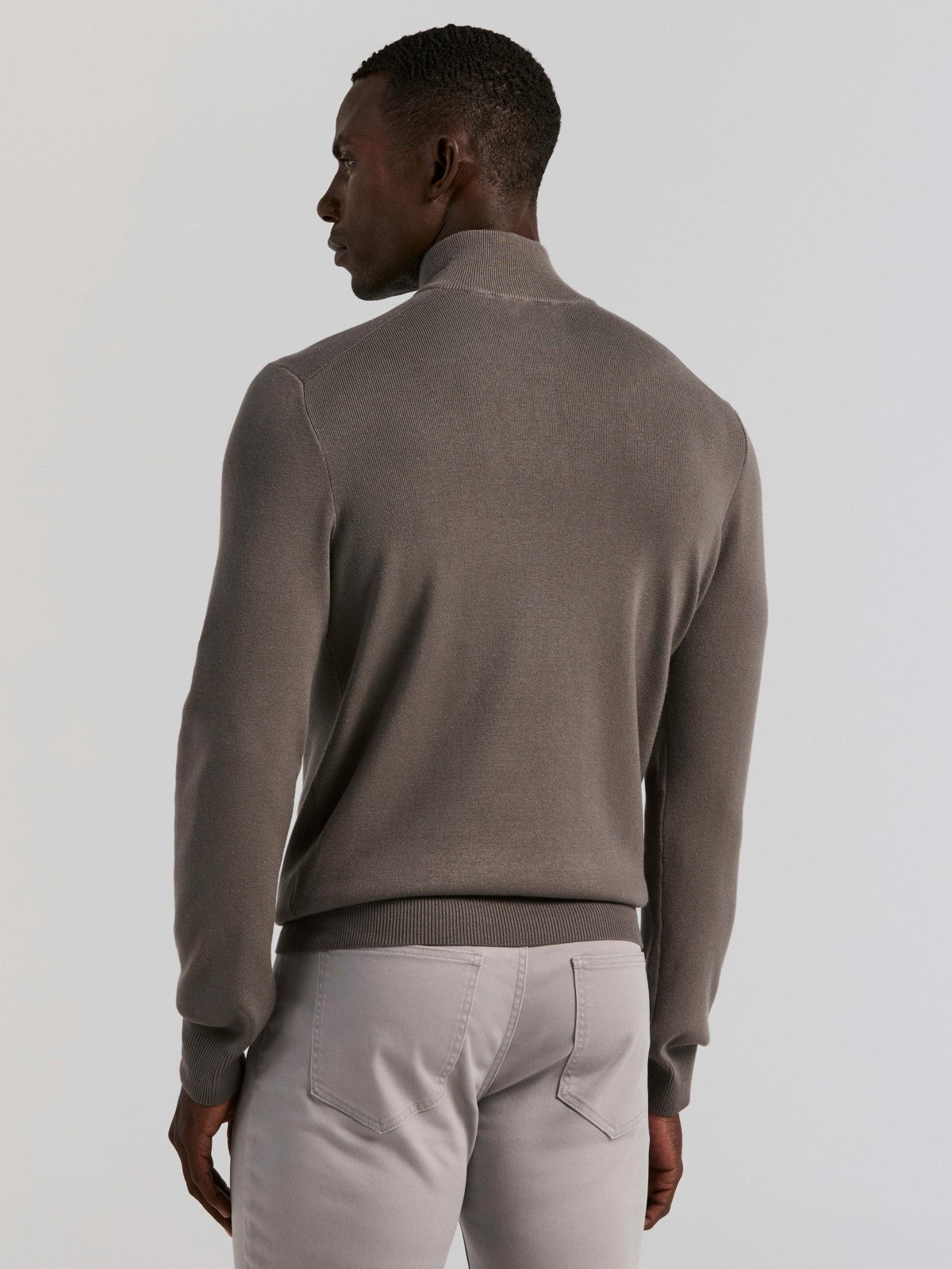 Tech Knit Quarter Zip Sweater | Perry Ellis