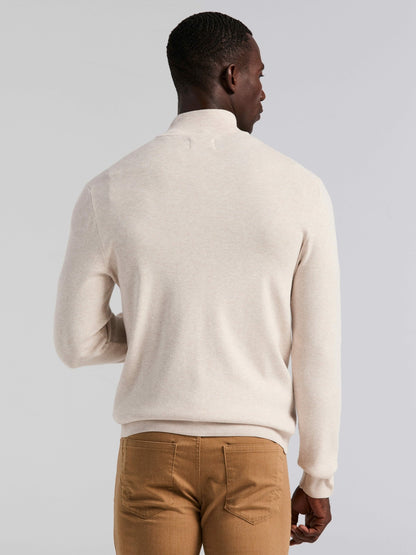 Tech Knit Quarter Zip Sweater | Perry Ellis