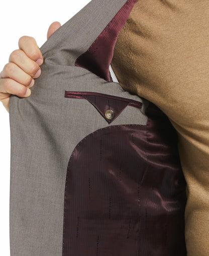Skinny Fit Notch Lapel Iridescent Suit Jacket | Perry Ellis