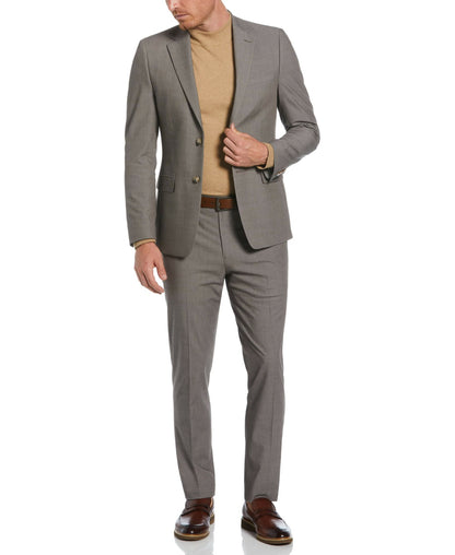 Skinny Fit Notch Lapel Iridescent Suit Jacket | Perry Ellis