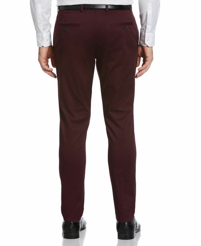 Very Slim Satin Suit Pant | Perry Ellis