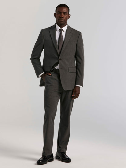 Slim Fit Gabardine Suit Pant | Perry Ellis
