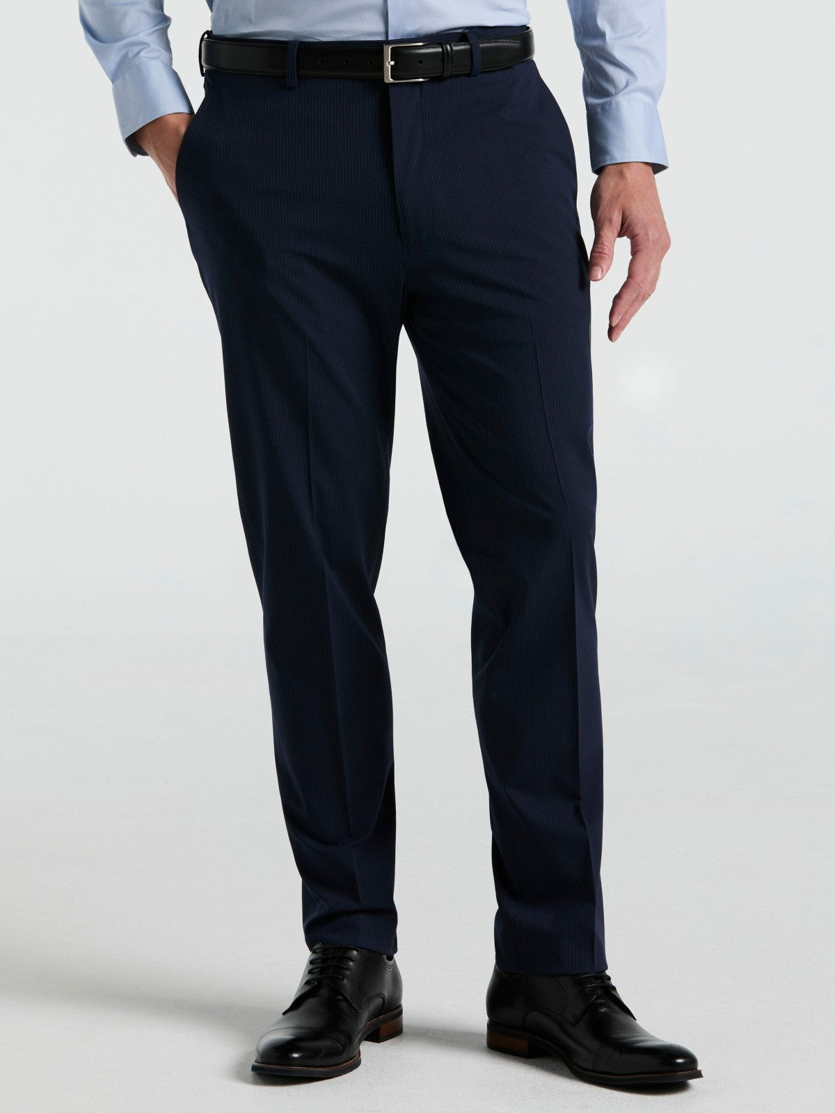 Slim Fit Pinstripe Suit Pant | Perry Ellis
