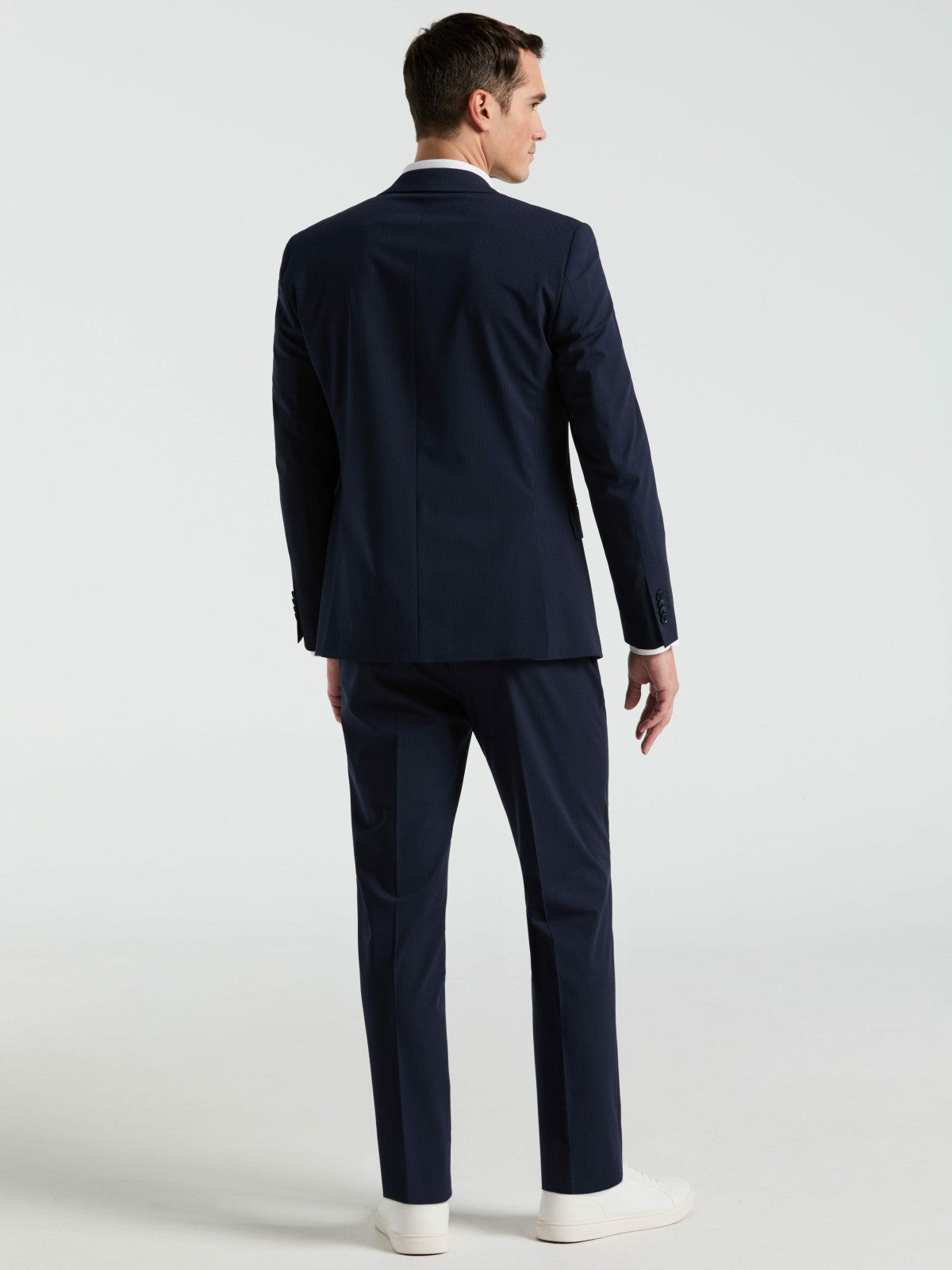 Slim Fit Pinstripe Suit Pant | Perry Ellis
