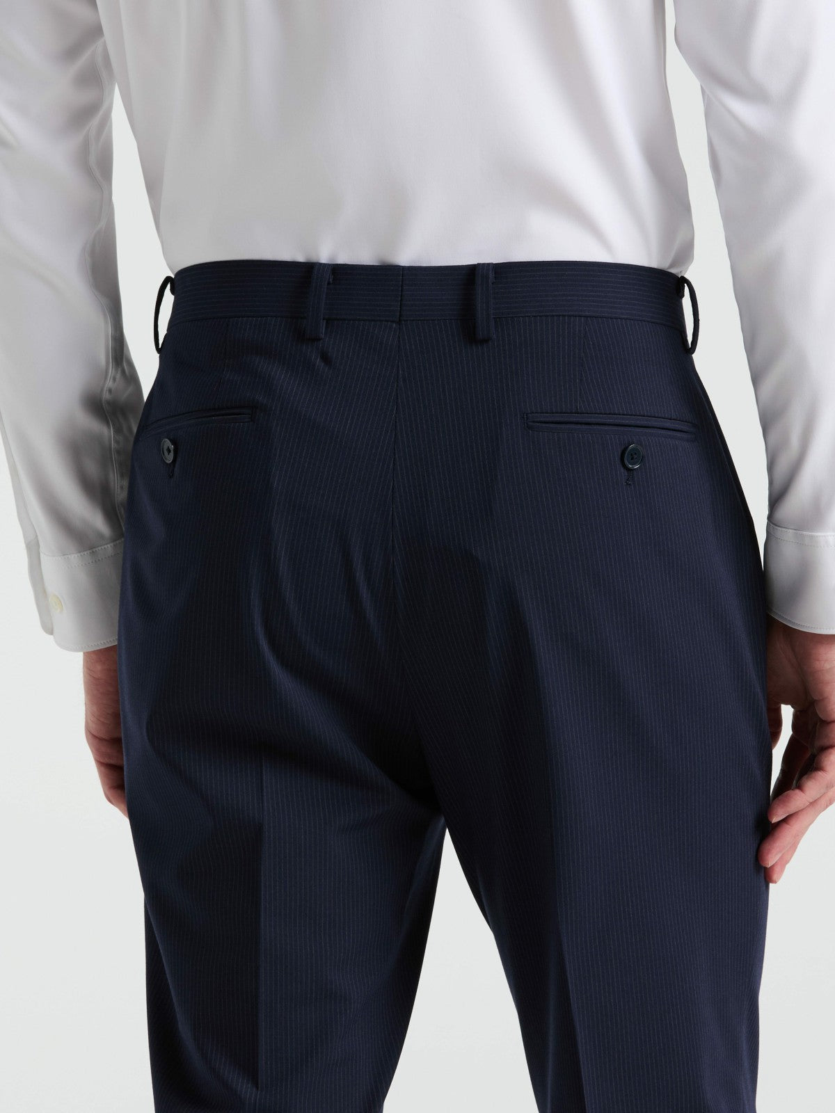 Slim Fit Pinstripe Suit Pant | Perry Ellis