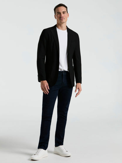 Slim Fit Solid Knit Blazer | Perry Ellis