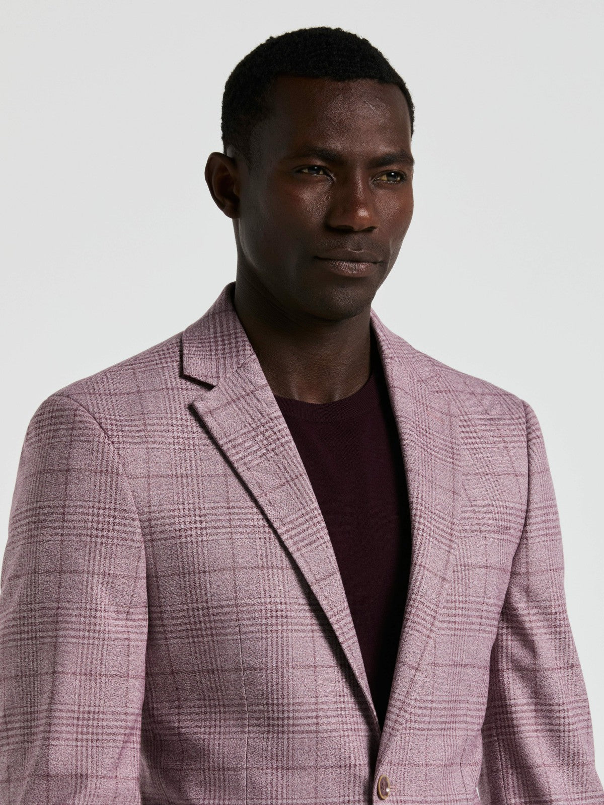 Plaid Print Sportcoat | Perry Ellis