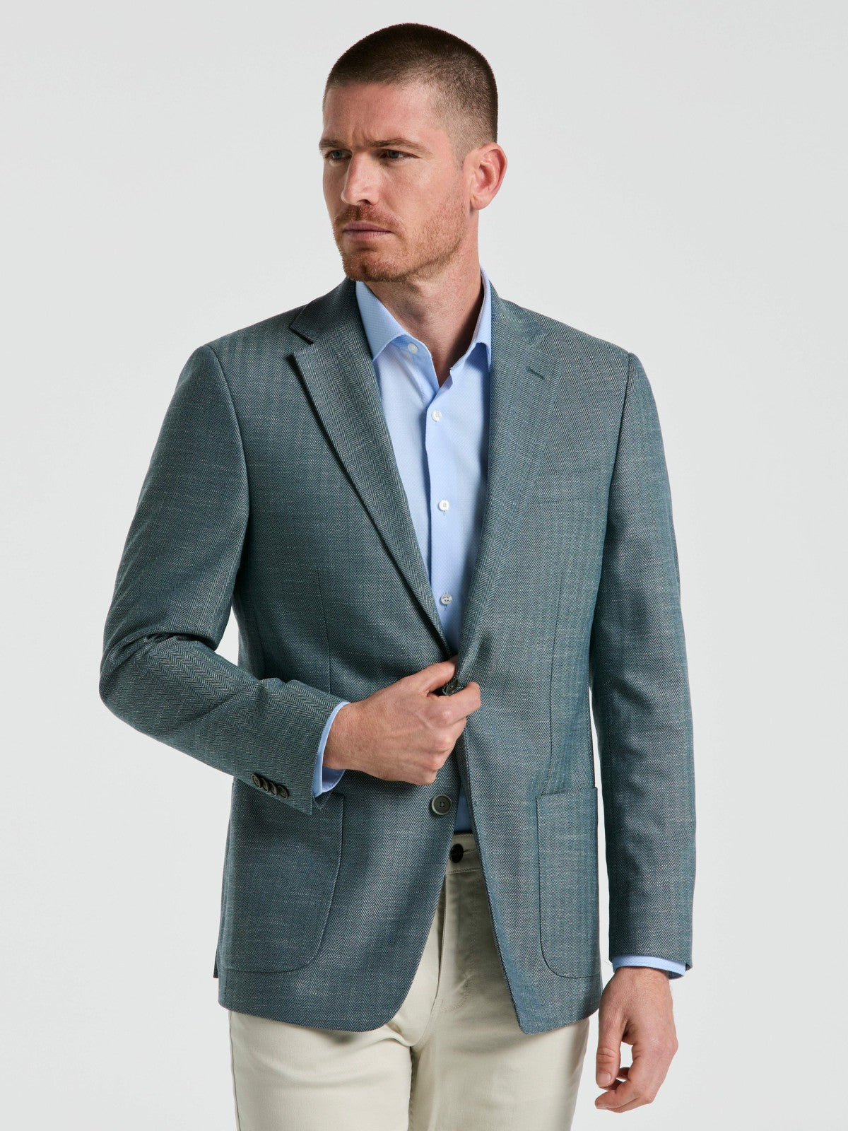 Herringbone Pattern Sportcoat | Perry Ellis