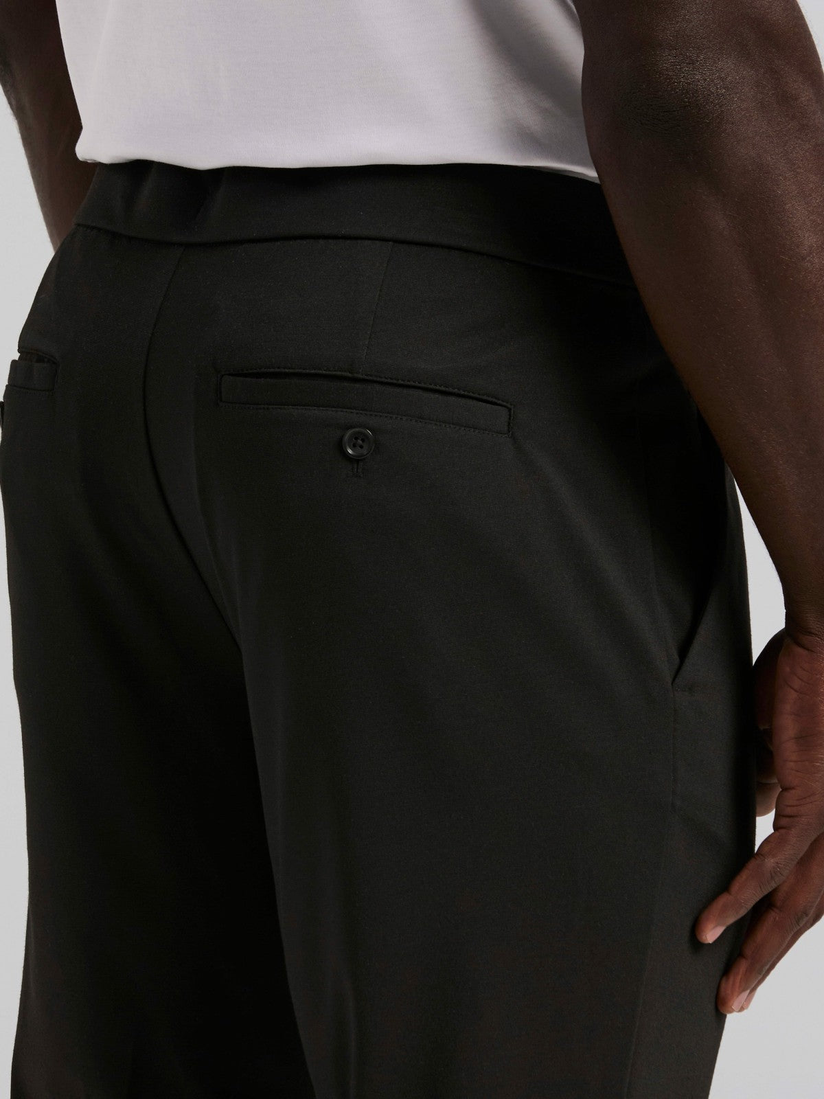 Slim Tapered Pintuck Pull-on Pants | Perry Ellis