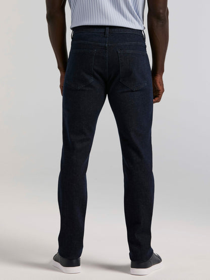 Slim Fit Indigo Rinse 5-Pocket Stretch Denim Jeans | Perry Ellis
