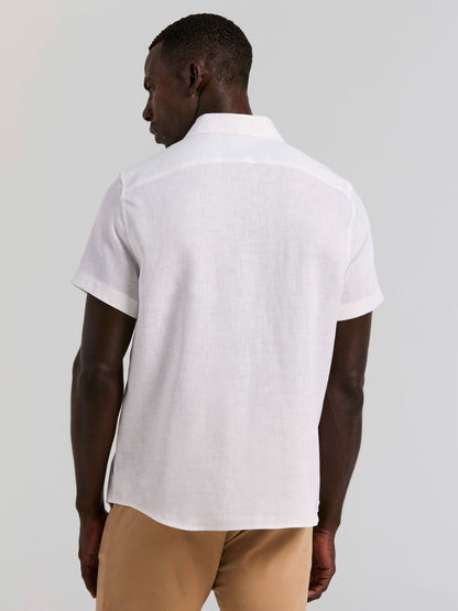 Solid Linen Shirt | Perry Ellis