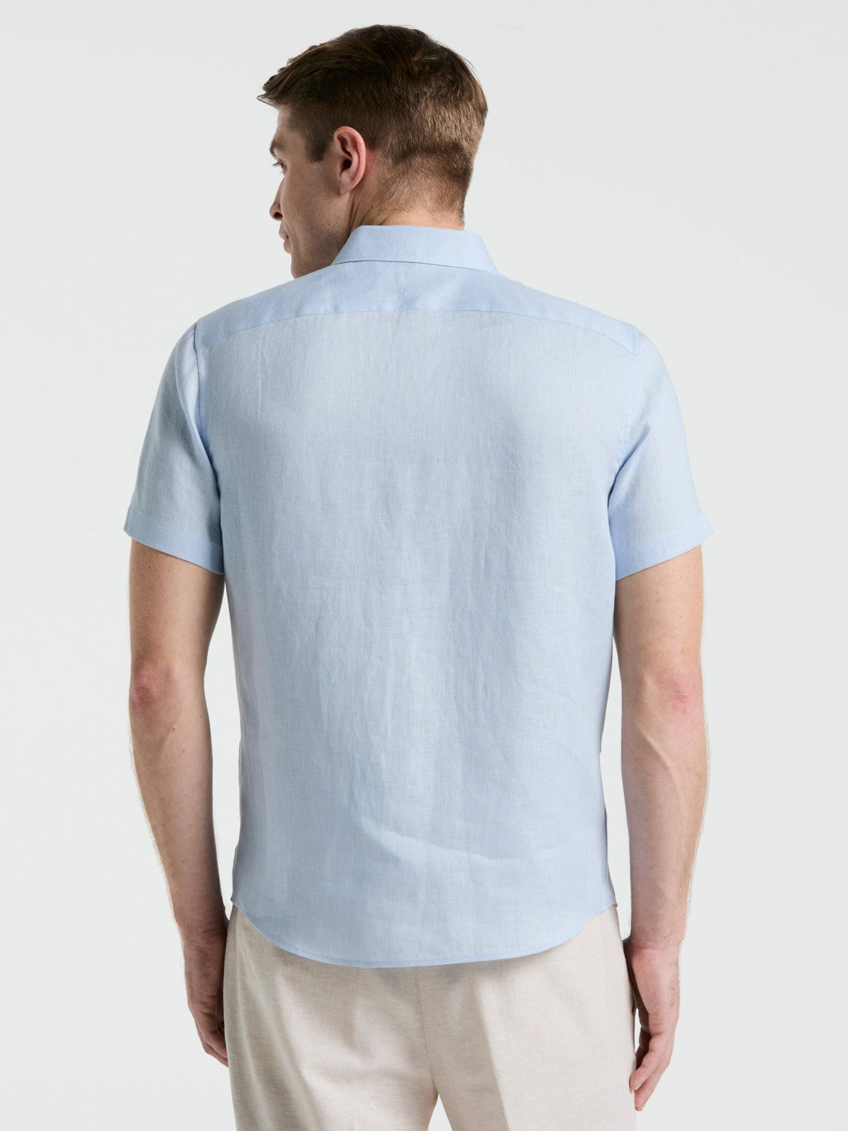 Solid Linen Shirt | Perry Ellis
