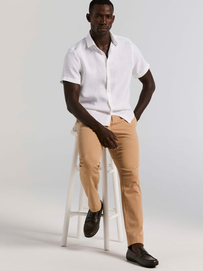 Solid Linen Shirt | Perry Ellis