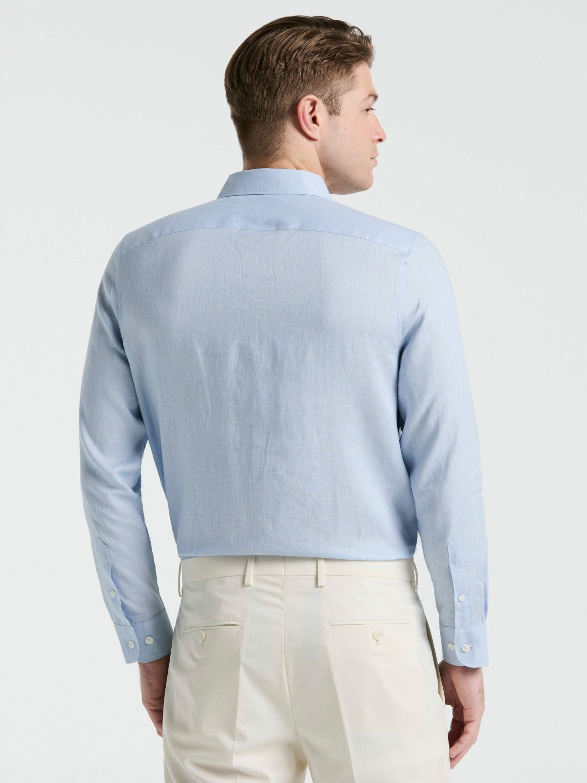 Solid Linen Shirt | Perry Ellis