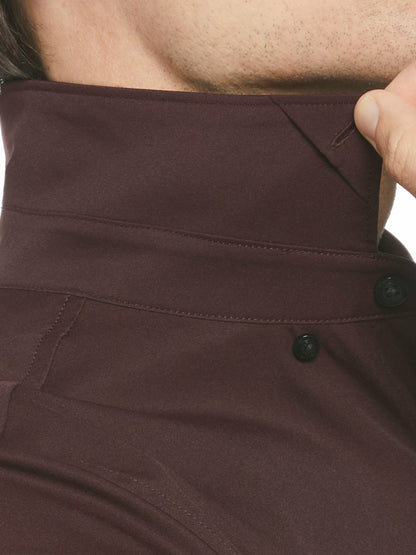 Slim Fit Total Stretch Solid Shirt | Perry Ellis