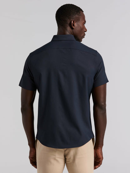 Slim Fit Total Stretch Solid Shirt | Perry Ellis