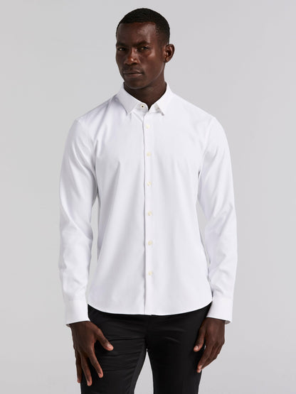 Untucked Total Stretch Slim Fit Shirt | Perry Ellis