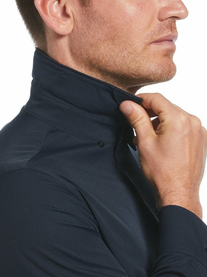 Untucked Total Stretch Slim Fit Shirt | Perry Ellis