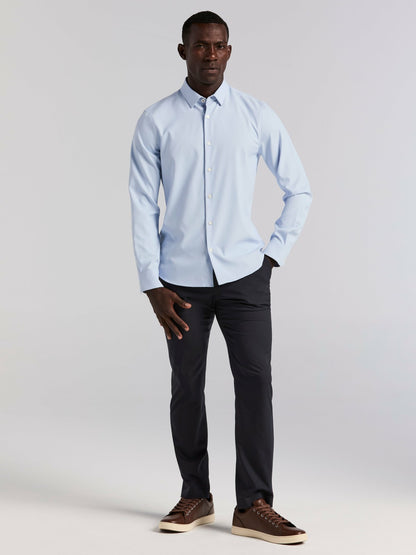 Untucked Total Stretch Slim Fit Shirt | Perry Ellis