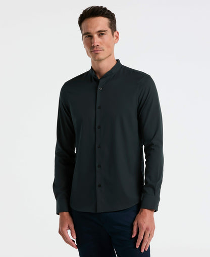 Untucked Total Stretch Slim Fit Shirt | Perry Ellis