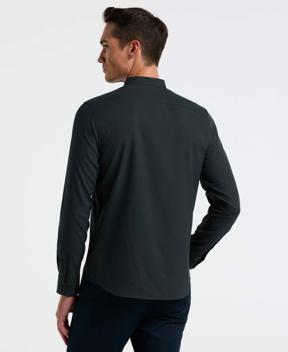 Untucked Total Stretch Slim Fit Shirt | Perry Ellis