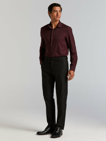 Untucked Total Stretch Slim Fit Shirt | Perry Ellis