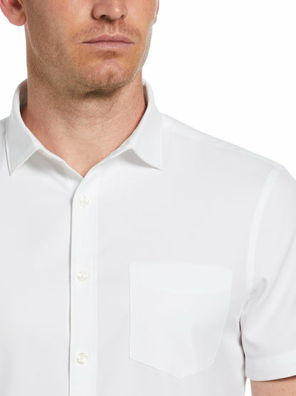 Total Stretch Slim Fit Solid Shirt | Perry Ellis