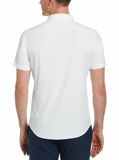 Total Stretch Slim Fit Solid Shirt | Perry Ellis