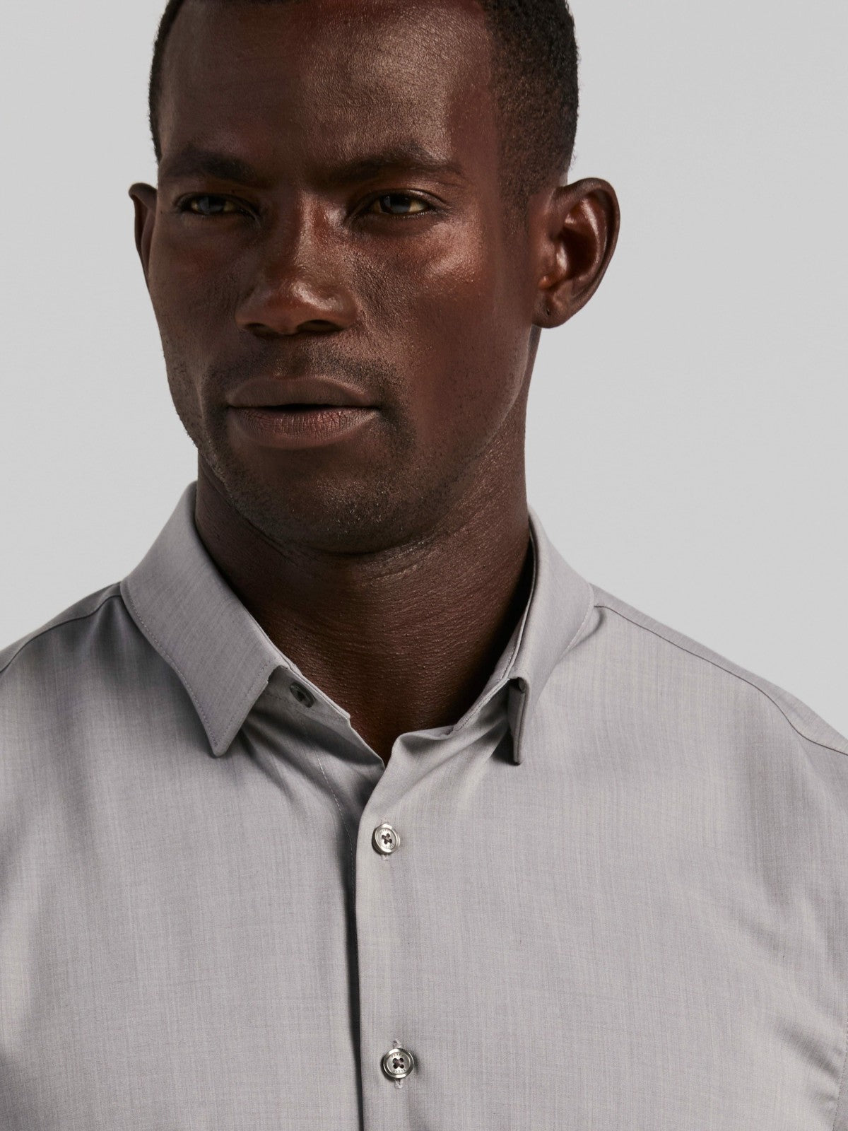 Total Stretch Heathered Shirt | Perry Ellis