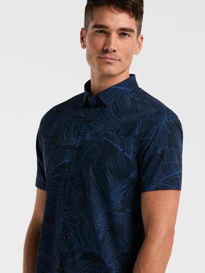 Slim Fit Botanical Print Shirt | Perry Ellis