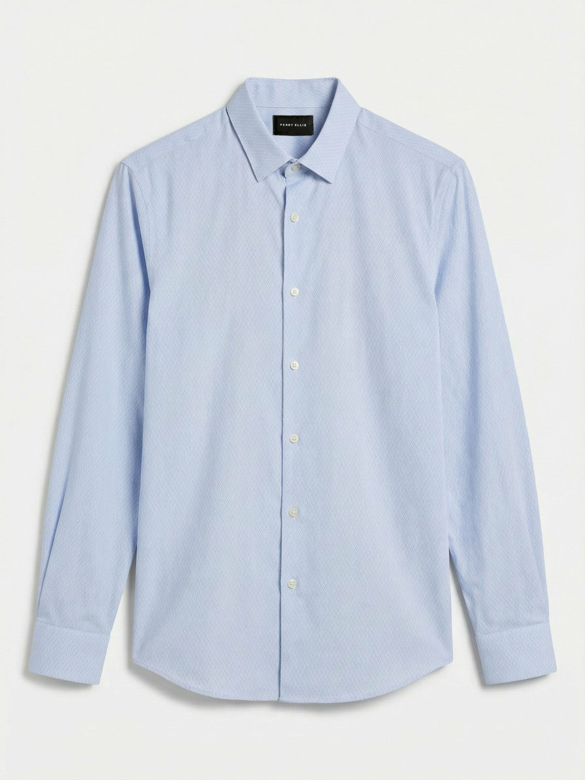 Slim Fit Total Stretch Diamond Geo Print Shirt | Perry Ellis