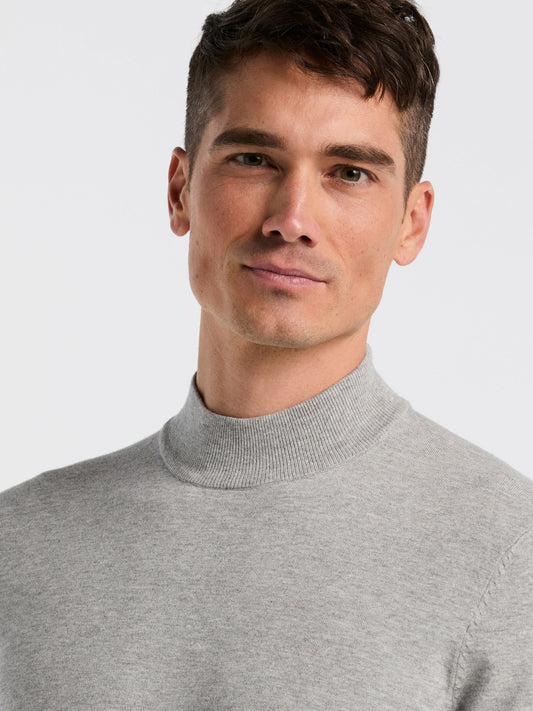 Tech Knit Mock Neck Sweater | Perry Ellis