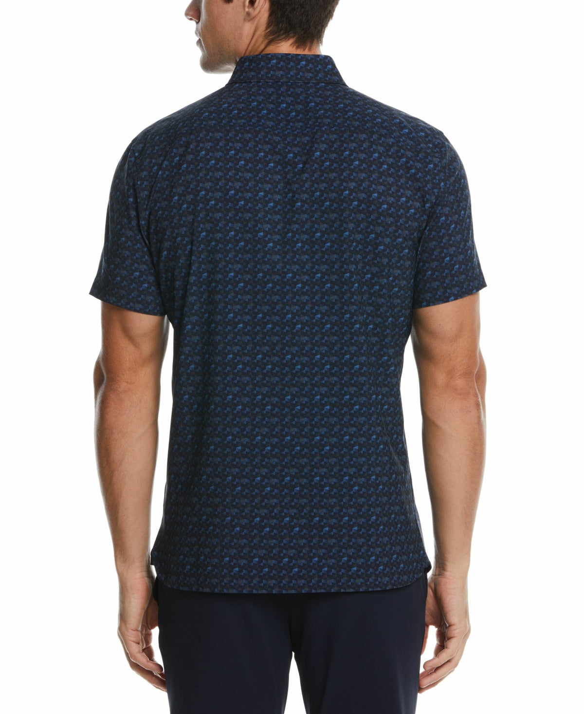 Total Stretch Geo Print Shirt | Perry Ellis